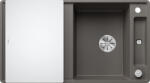 BLANCO Axia III 5 S-F Silgránit mosogató excenterrel, üveg vágólappal, vulkánszürke 527224 (527224) - szaniteronline