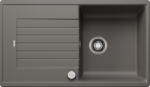 BLANCO Zia 5 S Silgranit mosogató 86x50 cm csepegtető felülettel és excenterrel, vulkánszürke 527386 (527386)