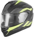 NOX Cască integrală pentru motocicletă NOX N304-S REVO negru mat-galben fluo (AIM140-2785)
