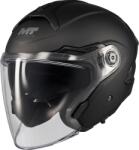 MT Helmets Cască de motocicletă deschisă MT Cosmo SV Pure A1 negru mat (MT136100PA12)