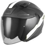 NOX Cască de motocicletă deschisă NOX N130 EKTO negru mat-alb (AIM140-2805)