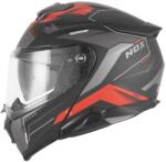 NOX Cască de motocicletă pliabilă NOX N967 Conquer negru mat-roșu (AIM140-2775)