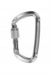 Climbing technology Karabiner Climbing Technology D-alakú, csavaros, 19mm, ezüst (D-Shape CF SG (Screw Gate) - silver)