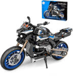 Mamido Műszaki építőkocka motorkerékpár Damaha 1: 8 820 darab kék MT1614 (MT1614)