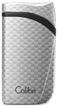Colibri Falcon Carbon Fiber Silver különleges kialakítású szúró lángos szivar öngyújtó - ezüst (C-LI310T6)