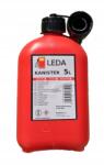 Leda Benzinkaniszter, 5L, piros, mércével, tanúsítvánnyal (AKKANPLC5)