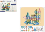 Mamido Set magnetic de construcție colorat 108 piese MT1588 (MT1588) Jucarii de constructii magnetice