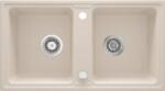 Deante , Zorba, gránit mosogató, 2 medencés, bézs színben, 78*43, 5*18 cm, ZQZ 5203