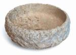  Mosdó, AD 00654, kerek kőmosdó, pultra ültethető, bézs, 38*38*13 cm I. o