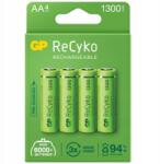 GP Batteries ReCyko+ AA 1300mAh NiMH akkumulátor, 1.2V, 4db (130AAHCE-5EB4)