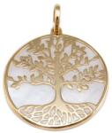 Ékszershop Gyöngyházas életfa arany medál (1330596)