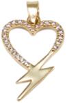 Ékszershop Köves szív arany medál (1298151)