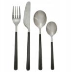 IKEA Rozsdamentes evőeszköz szett 6 személyes 24 db-os Löftesrik fekete