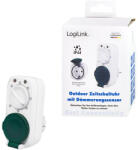 Logilink Mechanikus időkapcsoló sötétedés érzékelővel, IP44, kültéri (ET0013) (ET0013)