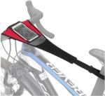 BIKEFLOW Izzadságvédő biciklihez beépített telefontartóval - Görgő fekete|vörös