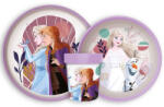 Disney Jégvarázs Journey csúszásmentes étkészlet, micro műanyag szett (JVL66668) - kidsfashion