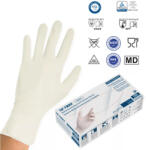 Setino Nitril gumikesztyű - 3.5g M 100pcs Fehér (6948794411821)