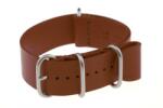 RIOS1931 RIOS Nato Lisbon bőr óraszíj, konyakbarna, 18/18mm
