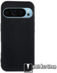 Google Pixel 10 Pro XL, Telefontok, Szilikon, Matt, Fekete