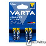 VARTA tartós elem, AAA, R3, 1.5V, alkáli, 4db/csomag (4903121414)