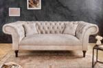 Invicta PARIS CHESTERFIELD bársony kanapé 225cm