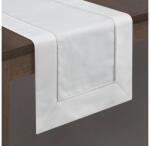 EUROFIRANY Karin asztali futó Fehér/ezüst 40x140 cm