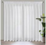 EUROFIRANY Rebecca fényáteresztő függöny finom esőszerkezettel Fehér 300x270 cm