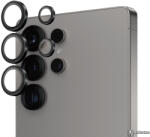 Panzer Samsung Galaxy S25 Ultra, PanzerGlass Hoops kameravédő üvegfólia, 9H, Felhelyező keret, Fekete (PGRHOBLG38488)