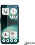 Nothing Phone (3a) Lite, Előlapvédő karcálló edzett üvegfólia, 0, 3 mm vékony, 9H, Arc Edge, A képernyő sík részét védi, 1db, Átlátszó