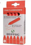 Soppec Lumber zsírkréta 12 db - Piros fluoreszkáló (421113)