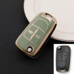  Opel 2 gombos bicskakulcs TPU tok zöld arany (TOP016AZO)