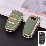  Audi 3 gombos bicskakulcs TPU tok zöld arany (TAU006AZO)