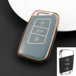  Volkswagen smart 3 gombos TPU tok kék arany (TVW051AKE)