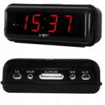 VERK GROUP Ébresztőóra Elektronikus Hálózati Óra Led Riasztás Digitális Kijelző Dátum (01720)