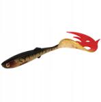 Mikado Sicario Pike Tail, 14cm, 13g, pöttyös bika fej, csuka csali (PMSCT-14-SB)