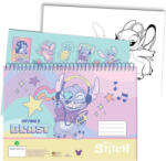  Disney Lilo és Stitch, A csillagkutya Blast A/4 spirál vázlatfüzet 40 lapos matricával