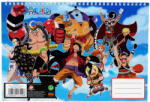  One Piece Team A/4 spirál vázlatfüzet, 30 lapos