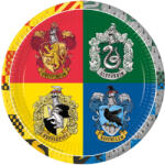  Harry Potter Hogwarts Houses papírtányér 8 db-os 23 cm FSC