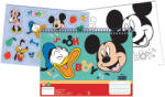  Disney Mickey Oh Boy A/4 spirál vázlatfüzet 40 lapos matricával