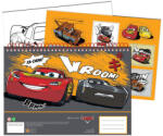  Disney Verdák Vroom A/4 spirál vázlatfüzet 40 lapos matricával