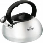  Bohmann 3, 5l Rozsdamentes Acél Teáskanna, síppal, fekete fogantyú, indukciós