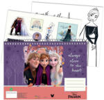  Disney Jégvarázs Heart A/4 spirál vázlatfüzet 40 lapos matricával