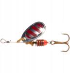 Mikado Blaster forgó villantó, #5, 12g, ezüst 22, csuka horgászathoz (PMB-OBL-5S-22)