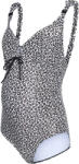 Mamalicious Costum de baie gravide, imprimeu leopard, alb-negru negru (147508)