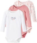 NAME IT Salopetă cu mânecă lungă din 3 piese pentru fete alb fny. /pulbere/imprimat (132D51)