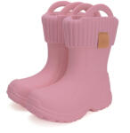 D. D. STEP cizme de cauciuc pentru fete cu căptușeală detașabilă din fleece violet/violet (142243)