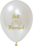 Balonevi Latex lufi, 12" 30cm, 50db/cs, Just Married (LUFI585194)