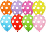 Balonevi Latex lufi, 12" 30cm, 50db/cs, Pöttyös, Vegyes (LUFI278005)