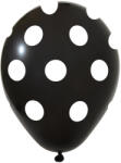 Balonevi lufi, 12" 30cm, 50db/cs, Pöttyös, Fekete (LUFI951996)