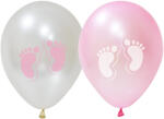 Balonevi lufi, 12" 30cm, 50db/cs, Baby Feet, Girl (LUFI775643)